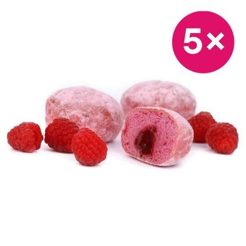 La Lorraine Mini koblížek rů žový s malinovou náplní | 5 x 25 g