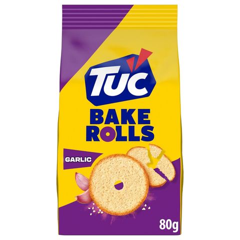 Tuc Garlic Flavoured Bake Rolls | 80 g