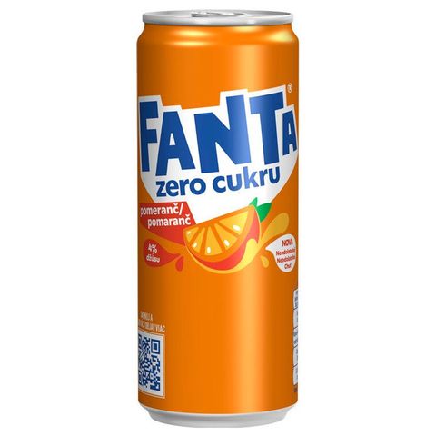 Fanta Pomeranč Zero | 330 ml