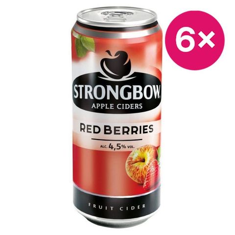 Strongbow Red Berries cider 4,5% | 6 x 440 ml