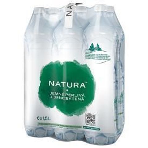 Natura Spring water slightly sparkling | 6 x 1.5 l