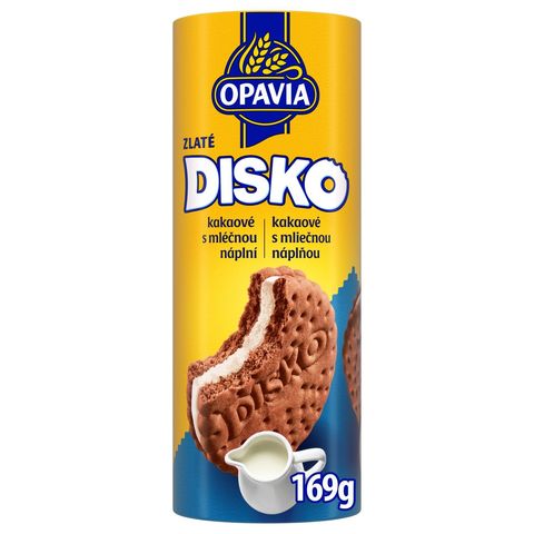 Opavia Disco Cocoa Biscuits with Milk Filling | 169 g