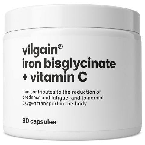 Vilgain Iron bisglycinate + Vitamin C | 90 capsules