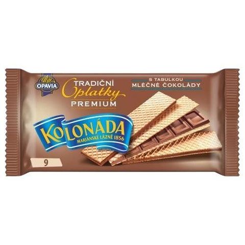 Opavia Kolonáda Premium Milk Chocolate Filled Wafers | 92 g