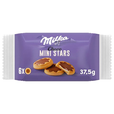 Milka Choco Mini Stars Biscuits with Milk Filling | 37.5 g