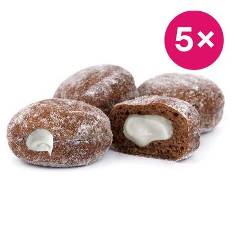 La Lorraine Dark Mini-Donut With Cream Filling | 5 x 25 g