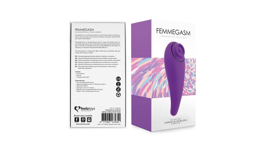FeelzToys FemmeGasm Klitorisvibrator Purple | 1pcs