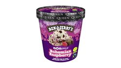 Ben & Jerry's Bohemian Raspberry Vanilla Ice Cream with Brownies Pieces 465 ml
