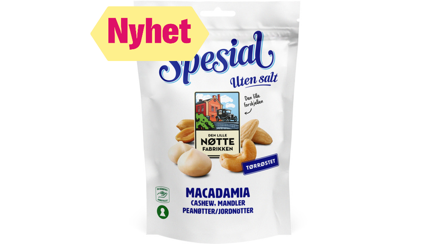 Den Lille Nøttefabrikken Spesial u/Salt | 160g