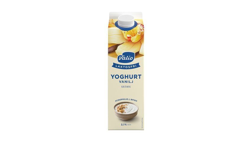 Valio Vaniljyoghurt Original Laktosfri 1kg