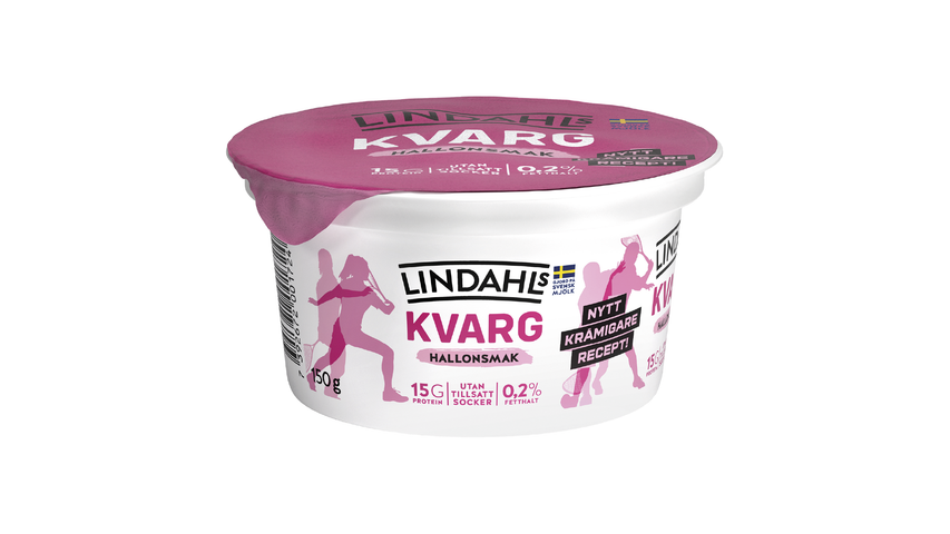 Lindahls Hallon Kvarg 0,2% 150g