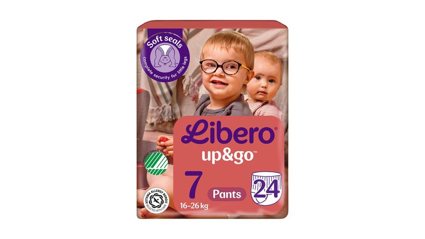 Libero Up&Go Blöjbyxa Stl7 (16-26kg) 24-p