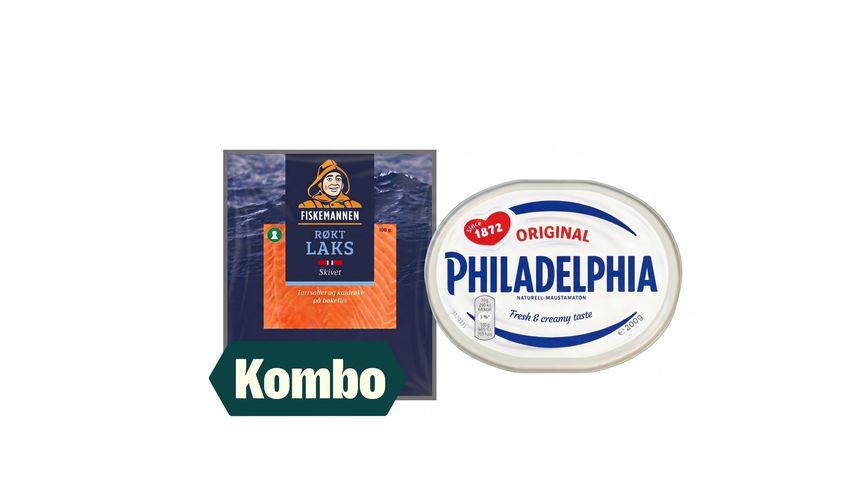 Røkt laks & Philadelphia ost