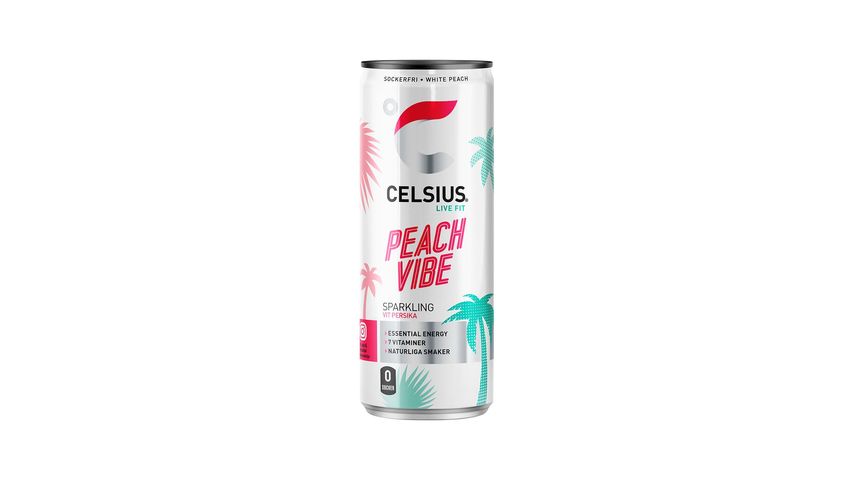 Celsius Energidryck Peach Vibe 355ml