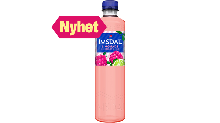 Imsdal Limonade Bringebær & Lime | 0.5l