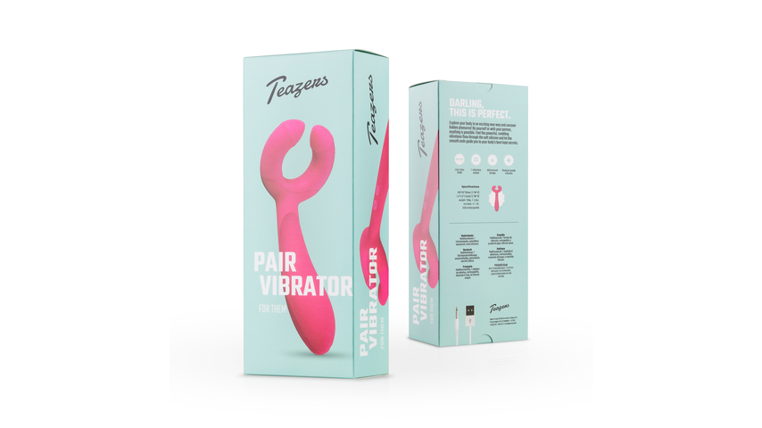 Teazers rosa parvibrator | 1pcs