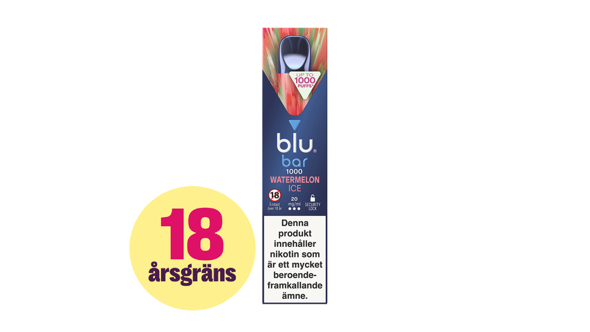 Blu Bar 1000 Watermelon Ice 20mg