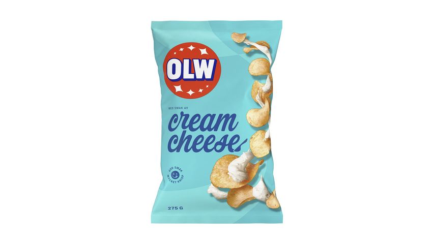Olw Chips Cream Cheese 275g