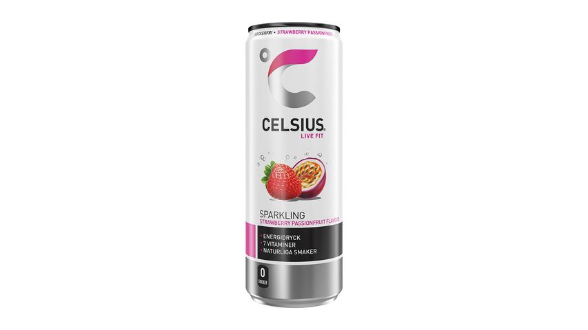 Celsius Energidryck Strawberry & Passionfruit 35,5cl