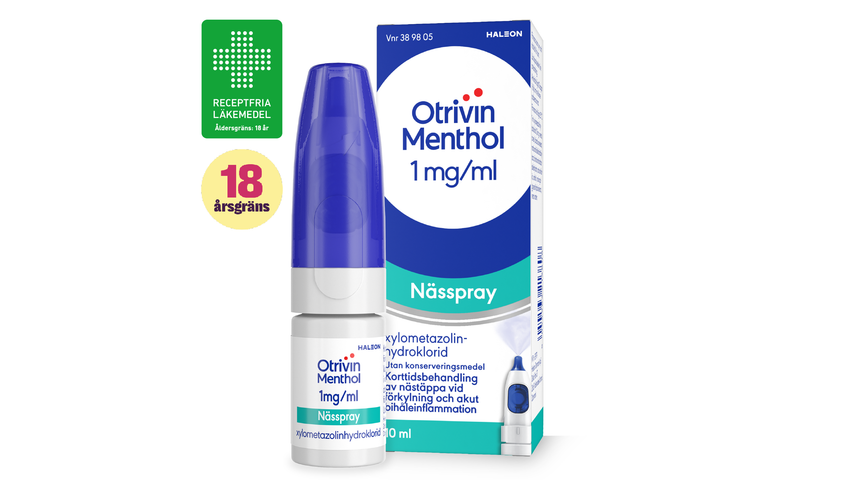 Otrivin Nässpray Menthol 1mg/ml 10ml