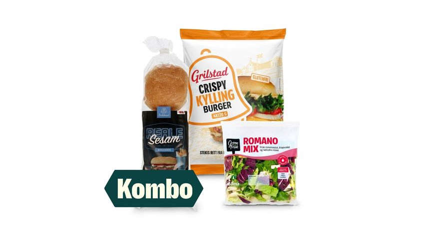 Crispy kyllingburger