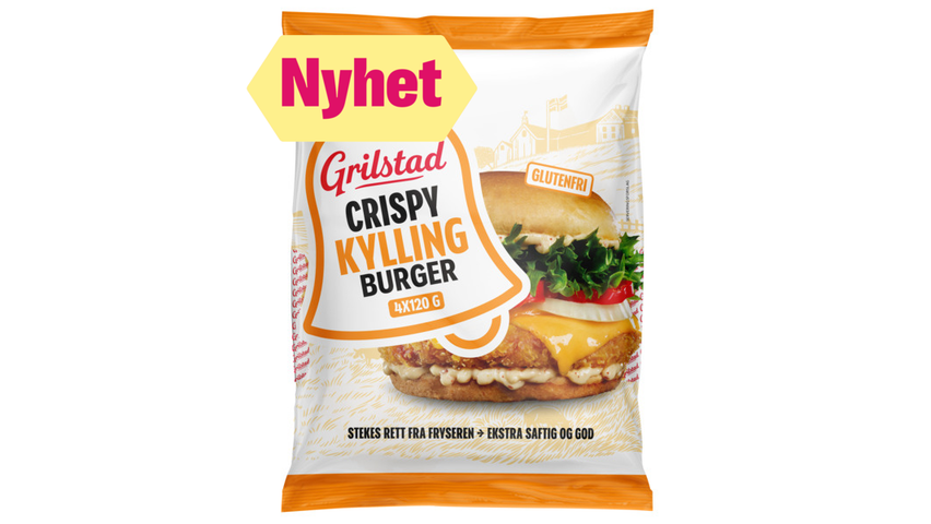 Grilstad Crispy Kyllingburger | 4 x 120g