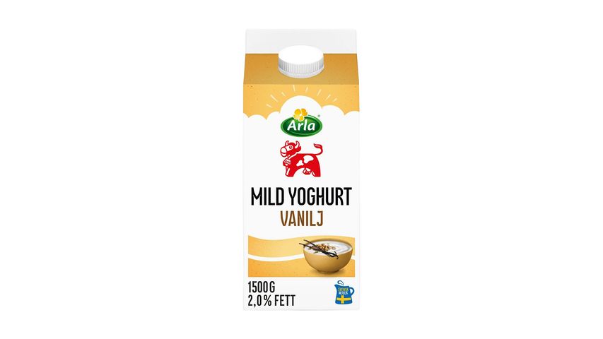 Arla Ko® Mild Yoghurt Vanilj 2% 1500g