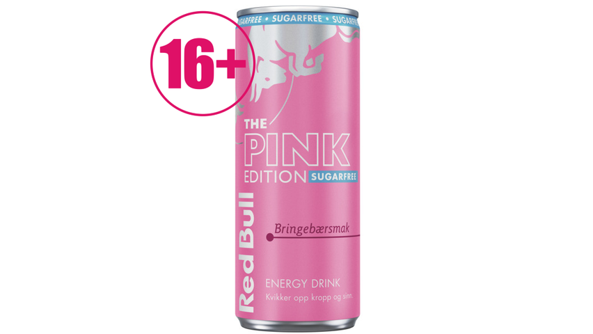 Red Bull Sukkerfri Pink Edition Bringebærsmak | 250ml