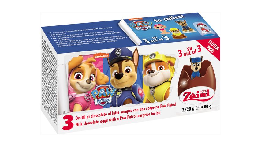 Zaini Paw Patrol 3 Pack 60g