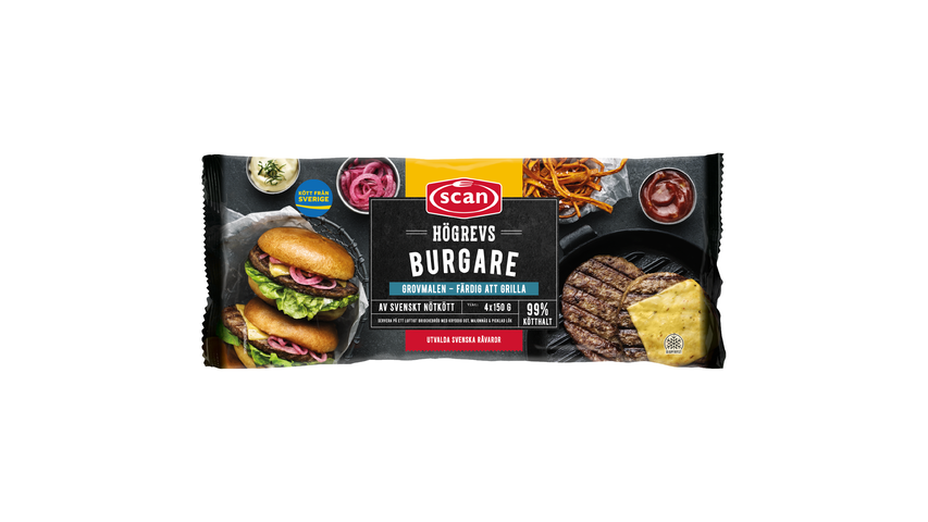 Scan Hamburger with Ribs of Beef 600g