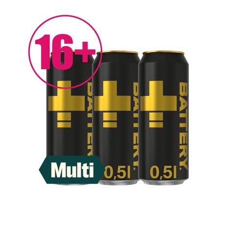 3 x Battery Energy Drink 0.5l