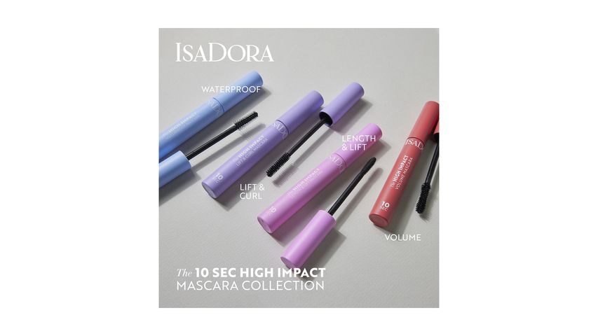 Isadora The 10 Sec High Impact Length & Lift Mascara 01 Black 1-p