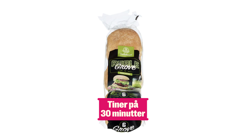 Reale Grove Burgerbrød 6stk | 480g