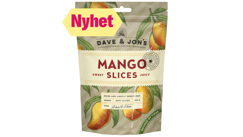 Dave & Jon's Mango Tørket | 100g