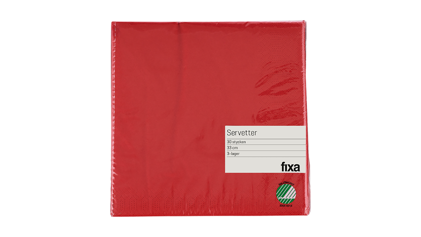 Fixa Servett Jul 33Cm 20ST