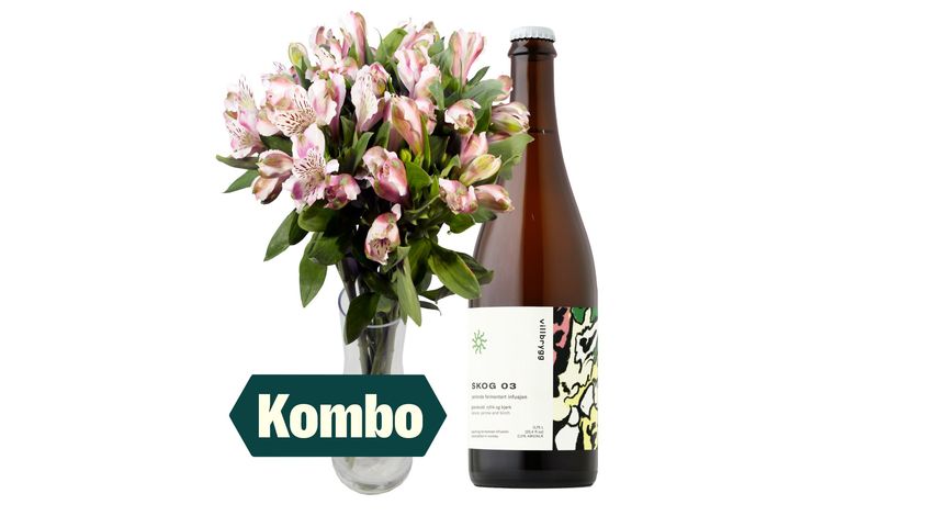 Alstromeria Rosa & Villbrygg Skog