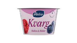 Valio Kvarg Raspberry/Blueberry Lactose-free 200g