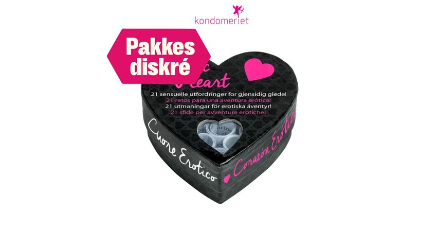 Erotisk hjertespill mini | 1stk
