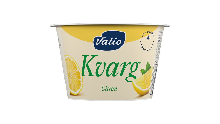 Valio Kvarg Citron Laktosfri 200g