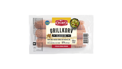 Scan Grillkorv Tunt Skinn 640g