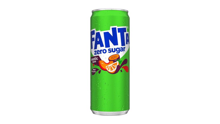 Fanta Zero Läsk Exotic 330ml