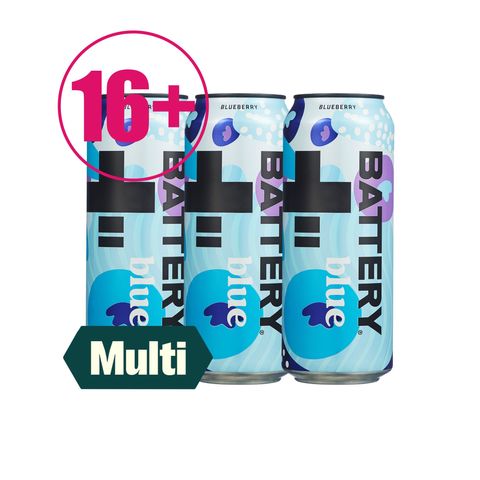 3 x Battery Blueberry 0.5l