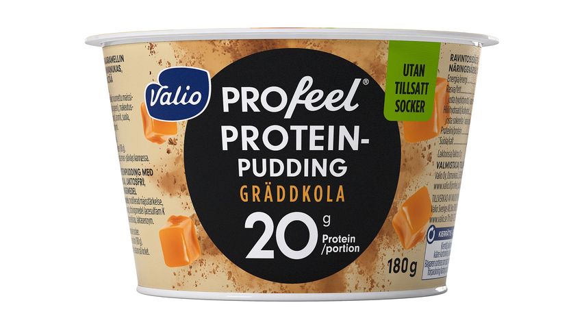 Valio Gräddkola Proteinpudding Laktosfri 180g