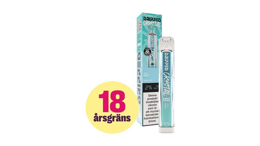 Dripped Crystal Bar E-Cigg Ice Mint 20Mg 1-p