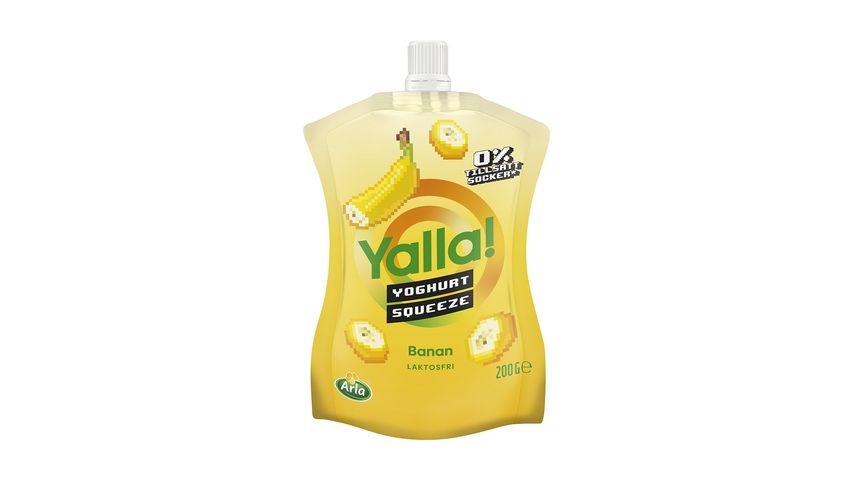 Yalla® Yoghurt Squeeze Banan 200 g