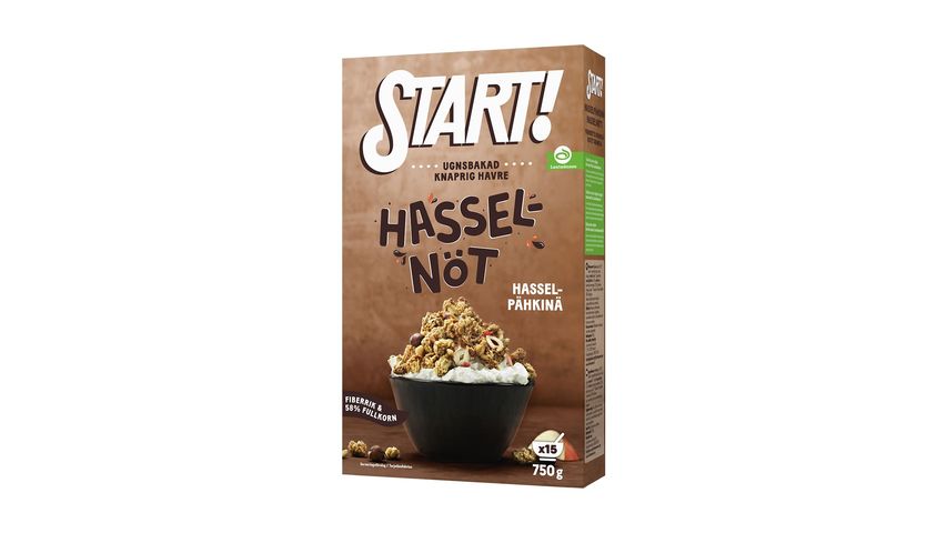 Start! Granola Hasselnöt 750g