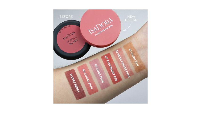 Isadora The Powder Blush 09 Coral Pink 1-p