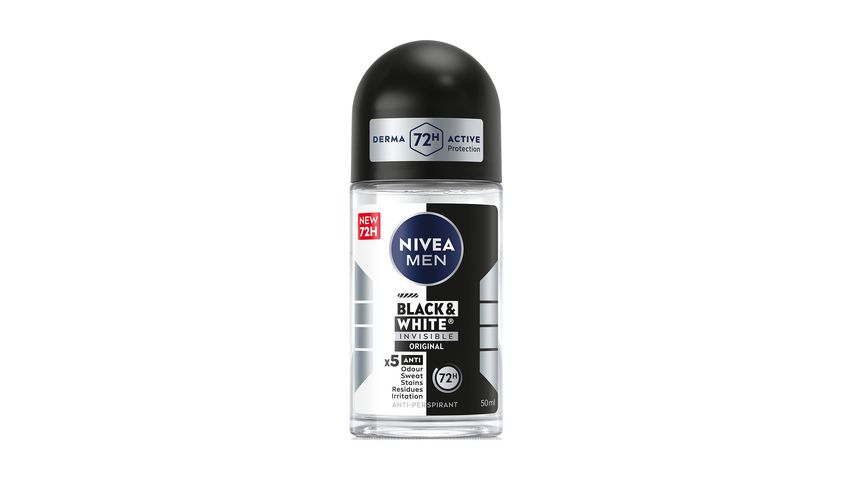 Nivea Men Black & White Orig Roll On 50ml
