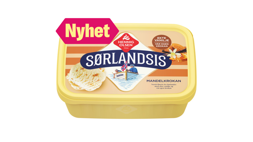 Hennig-Olsen Sørlandsis Mandelkrokan | 1l