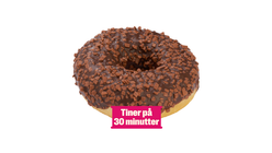 Bakehuset Donut M/sjokolade | 56g